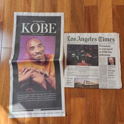 KOBE BRYANT - LA TIMES - Funeral Edition FEB 25, 2020