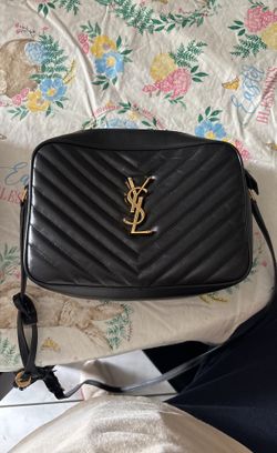 Authentic Saint Laurent Quilted Camera Bag