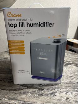 Crane top fill humidifier