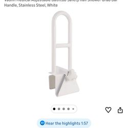 Adjustable Medical BathTub Rail Shower Grab