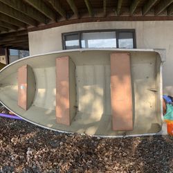 Boat And All Accessories (9.8 HP Motor)