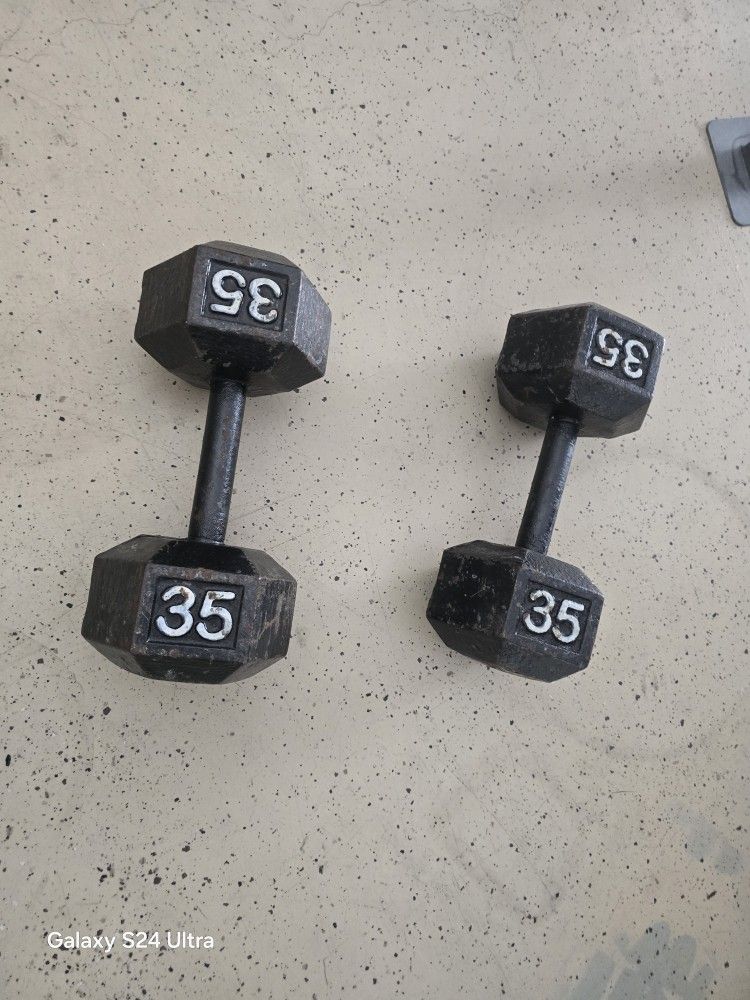 35 Lbs Dumbbells