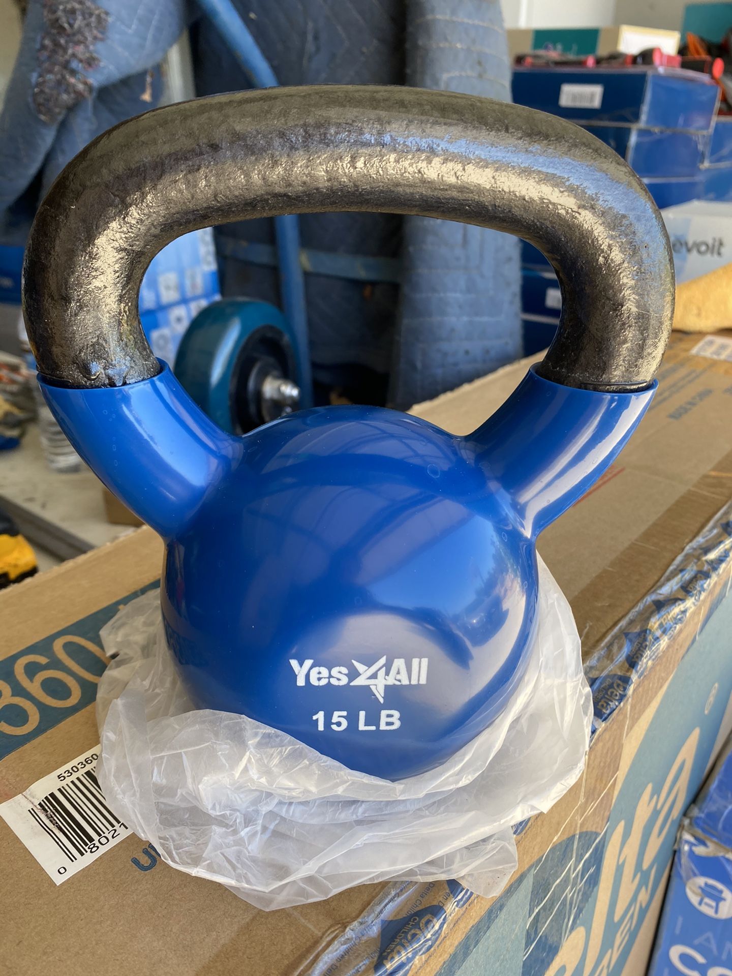 Yes4All Kettlebell-PVC- 15lbs
