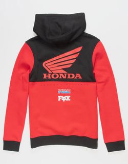Fox Racing x Honda Red Pullover Hoodie Men’s Large