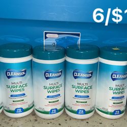 New! Anti  Bacterial Wipes 