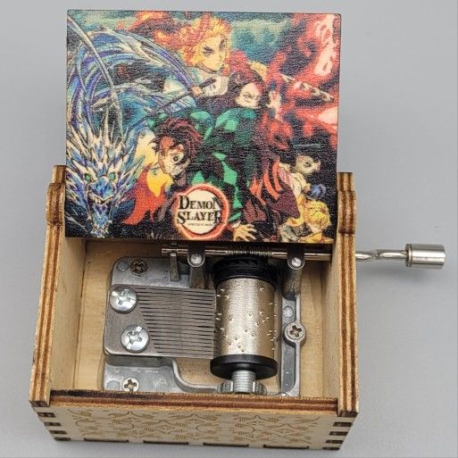 Demon Slayer Engraved Mini Anime Music Box