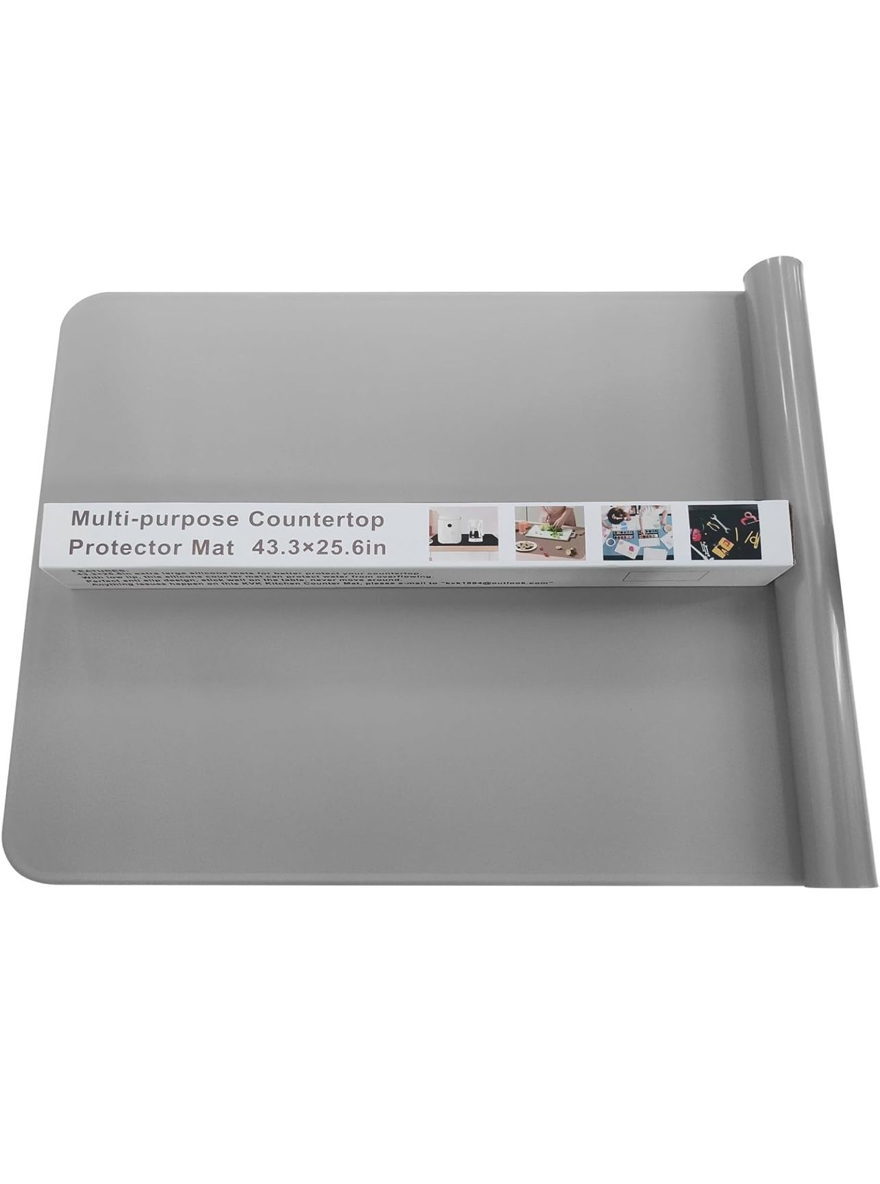 KVK Silicone Mat Silicone Mats for Kitchen Counter Silicone Craft Sheet Large Silicone Pad Desk Work Mat Countertop Protector Table Placemat Resin Cas