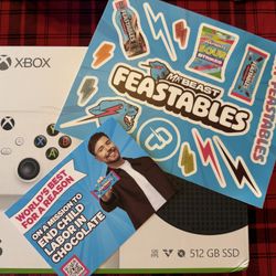 NEW Limited Edition Xbox Series S Video Game Mr. Beast “Feastables” Console