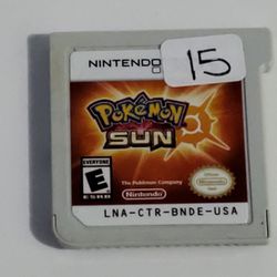 Nintendo 3ds Pokemon Sun