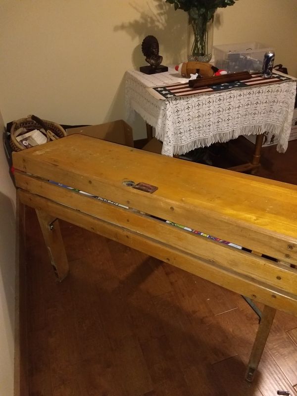 French Double Seater School Desk Antique For Sale In Plant City