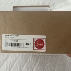 NEVER BEEN WORN RED BOTTOM SHOES (IRIZA)