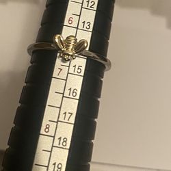 14k Gold Plated Bee Ring Golden