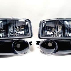 Headlights for 02-07 GMC Yukon Denali