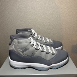 Size 10 Nike Jordan 11 cool grey