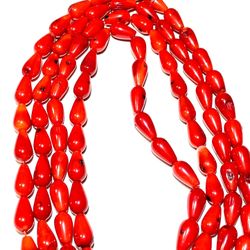 Natural Coral Beads 16” Strand 