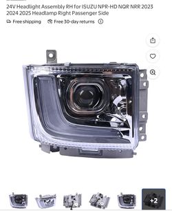 2023-2025 Isuzu NPR Headlight