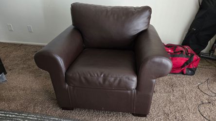 Faux Leather Chair