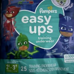pampers pull ups 2/3t