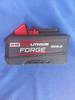 Milwaukee m18 6.0 forge open box like new $100 cash pick up beaumont firm cash only serious buyers