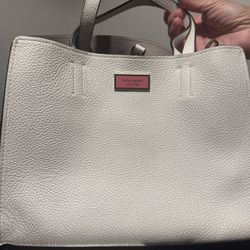 Kate Spade White Mini Tote Bag