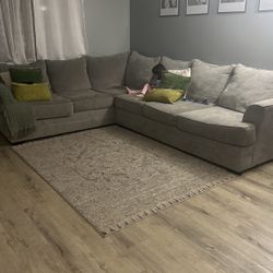 Large Sectional Sofa With Ottoman