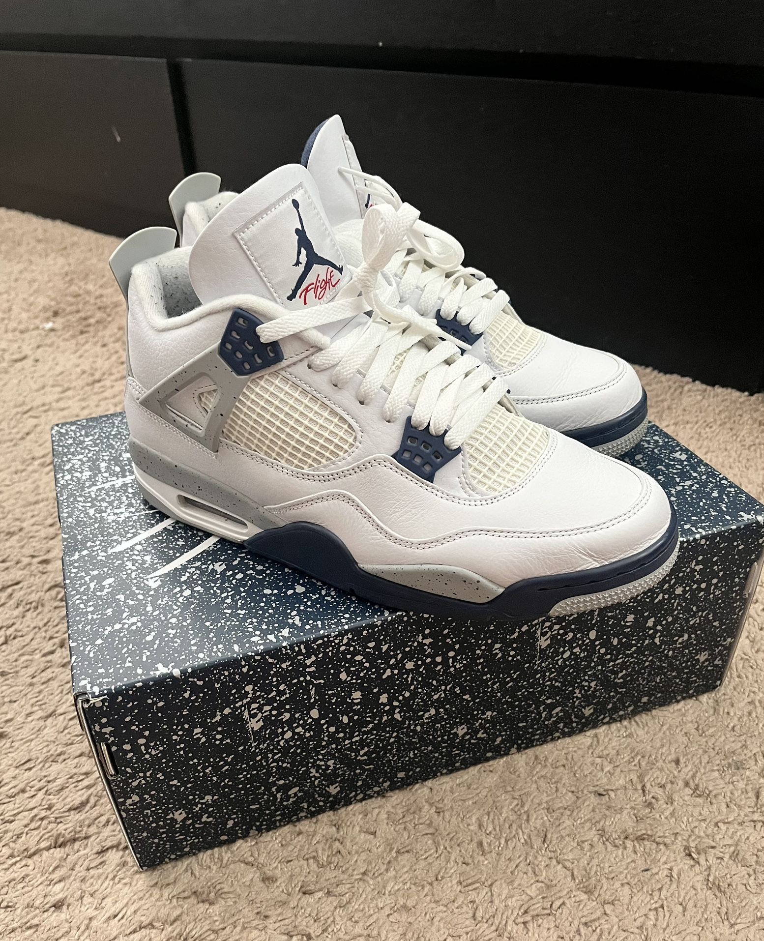 Jordan Retro 4 White/Navy 11.5 Men’s
