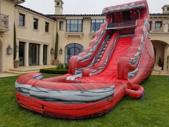 big water slides....