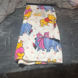 Winnie The Pooh Plush Throw