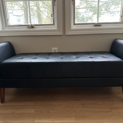 Navy Blue Ottoman 