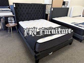 New Queen Bed Frame With Mattress