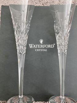 Waterford crystal flutes