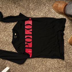 Black Men’s Polo Long sleeve 