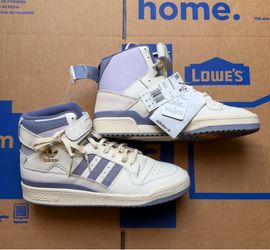adidas Forum 84 High Off White Silver Violet Size 12 Shoes