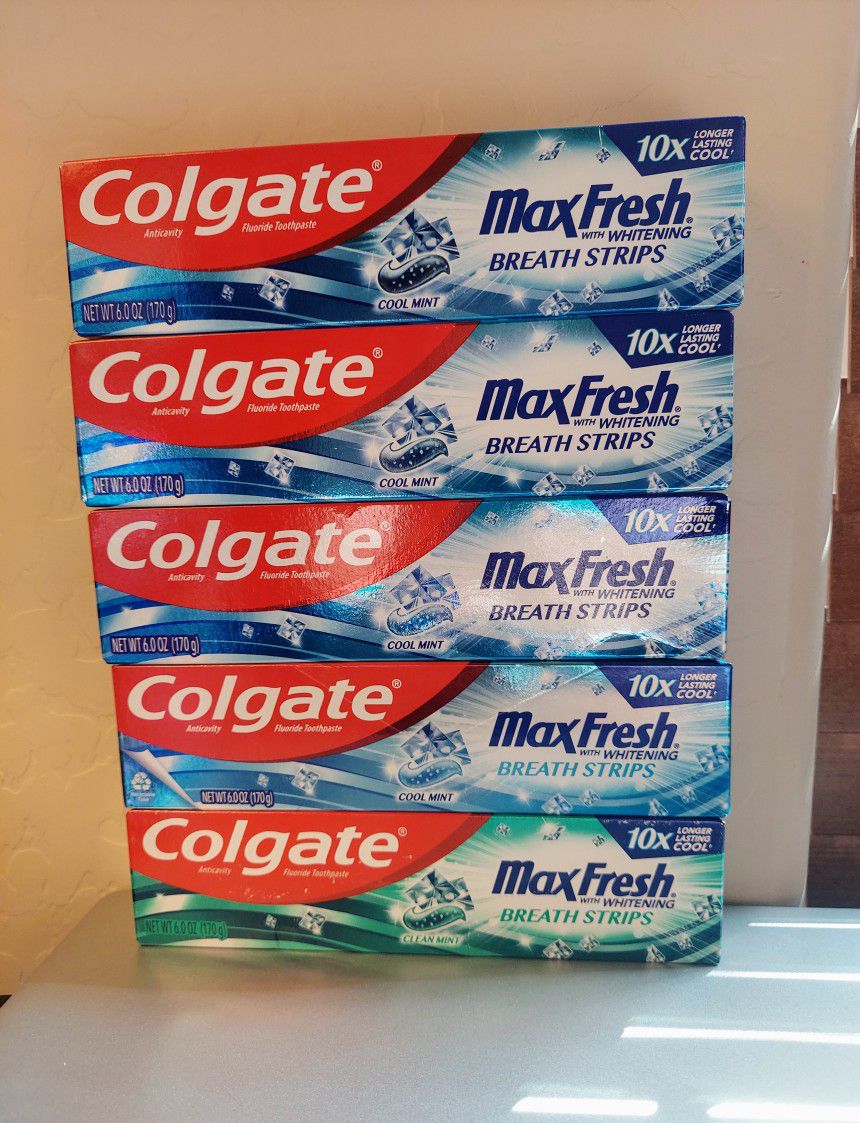 Colgate Toothpaste Bundle- 5 For $10