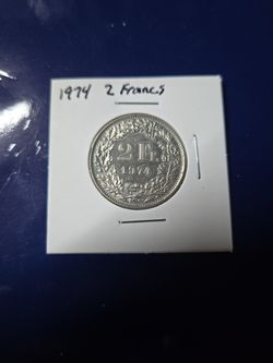 1974 2 Francs Coin