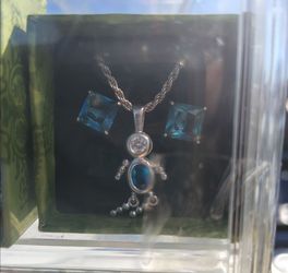 Blue person set