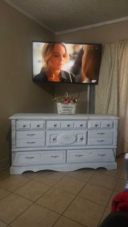 Wood Dresser or tv Stan Farmhouse Size 63:Wide/33 :H