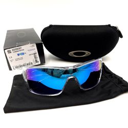 NEW Oakley TURBINE ROTOR Clear POLARIZED PRIZM Deep Water H20 Sunglasses 9307