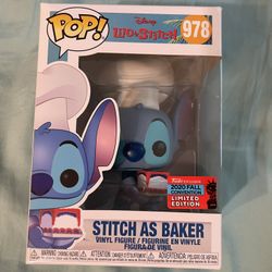 Stitch As Baker Funko Pop NYCC 2020