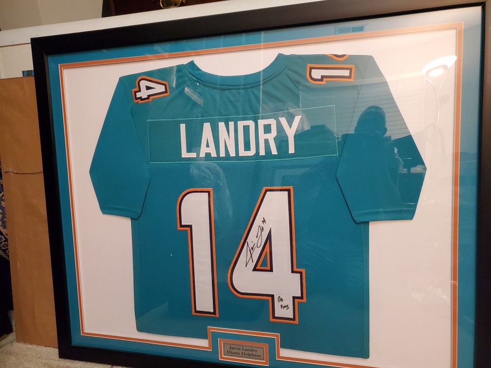 Jarvis Landry Jersey Signed And Framed