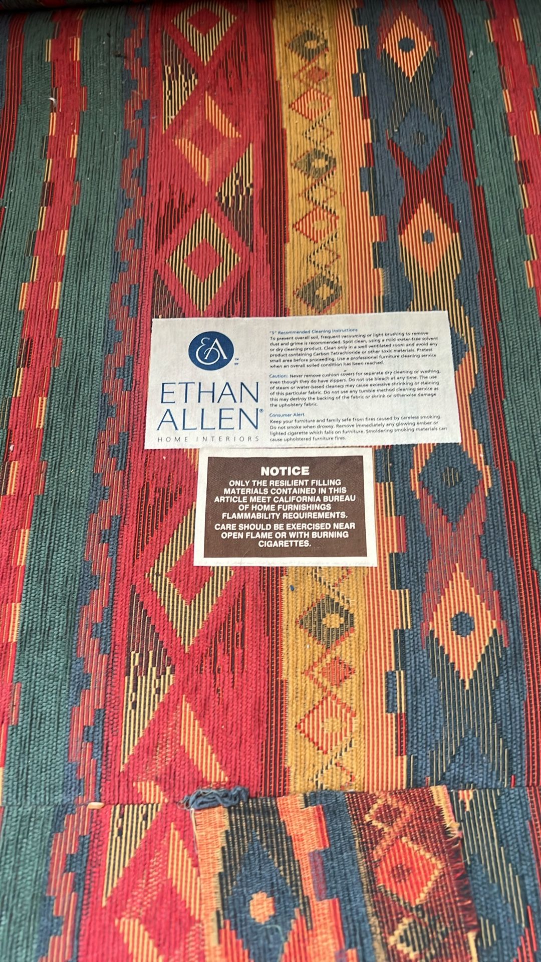 Ethan Allen Love Seat