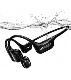 Fanisic Lap Swimming Headphones/Earbuds, Bluetooth 6.0 & MP3 with 32GB Memory IP68 Waterproof Bone Conduction Headphones