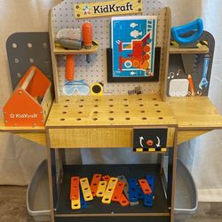 Kid Kraft Wooden Tool Bench & Tools