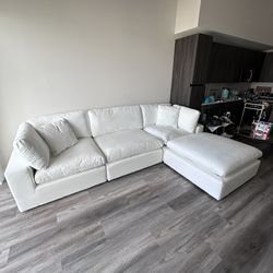 New White Sofa Cloud Couch Sectional