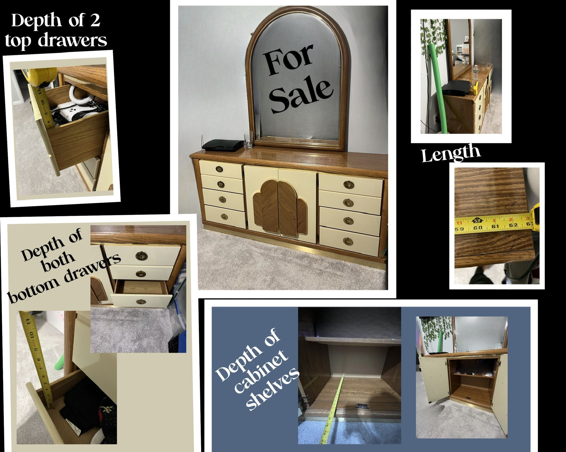 Dresser With Mirror $150 B/O