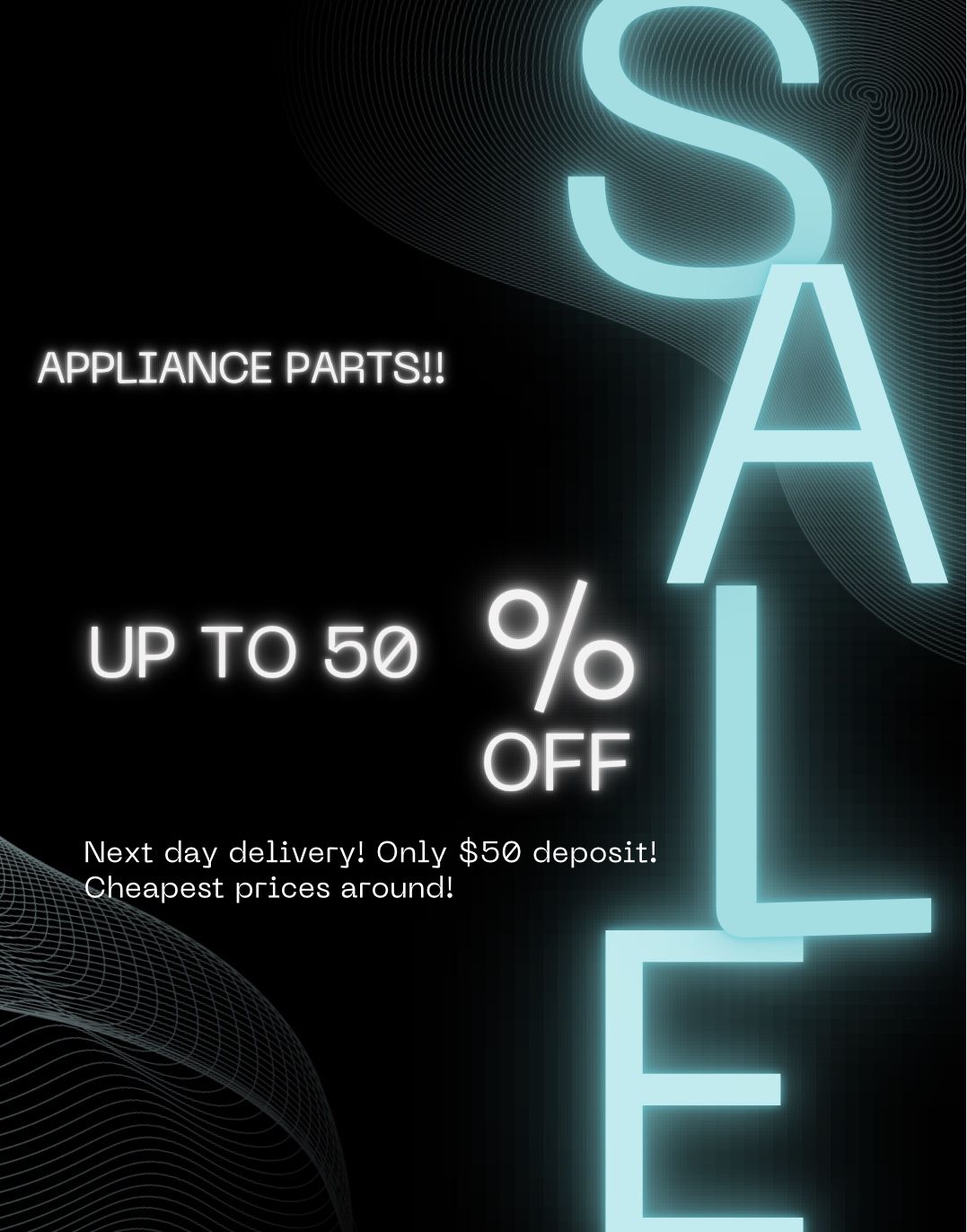 Whole Sale Appliance Parts!