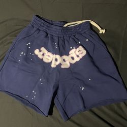 Sp5der Shorts Navy 