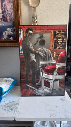 Barbershop painting