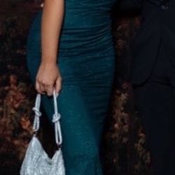Sparkling Green Gown XS