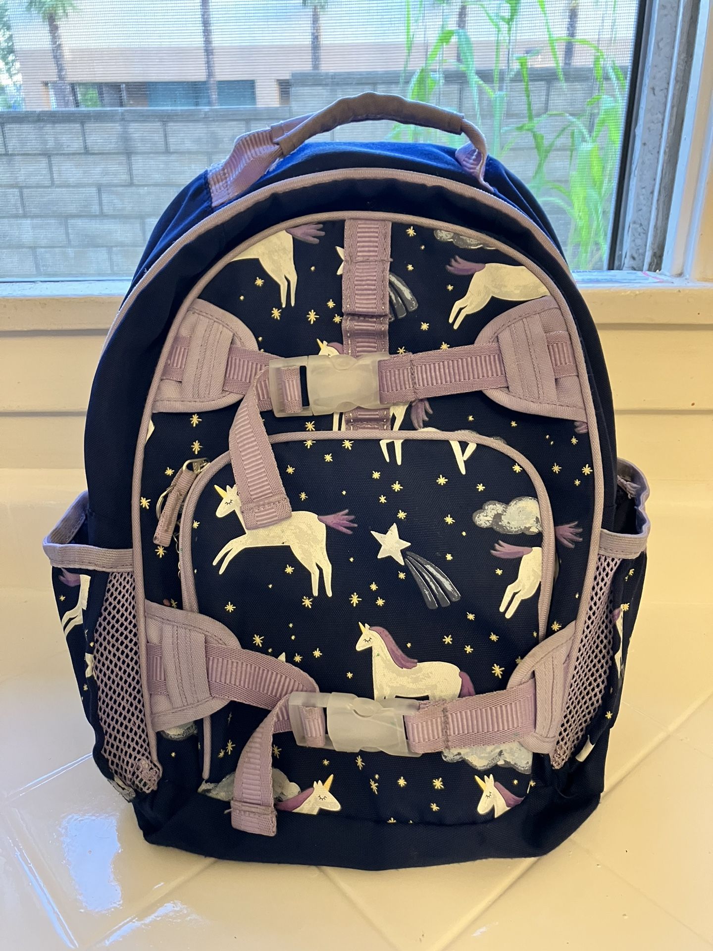 Pottery Barn Glow-in-the-dark Unicorn Small Backpack